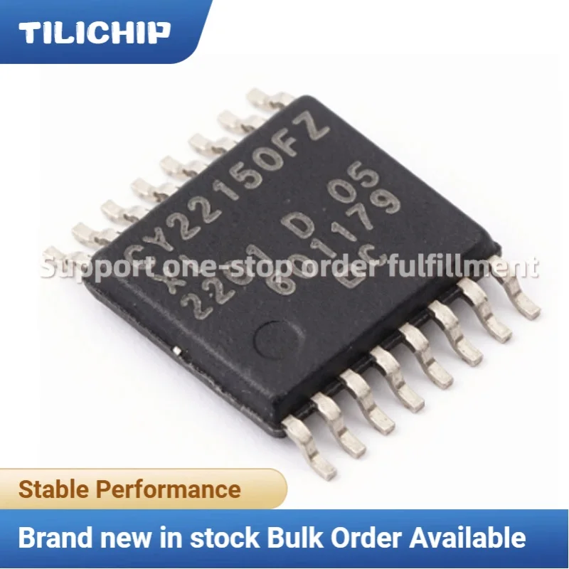 1PCS Brand new  CY22150FZXI packaged TSSOP16 clock generator frequency synthesizer chip, original IC