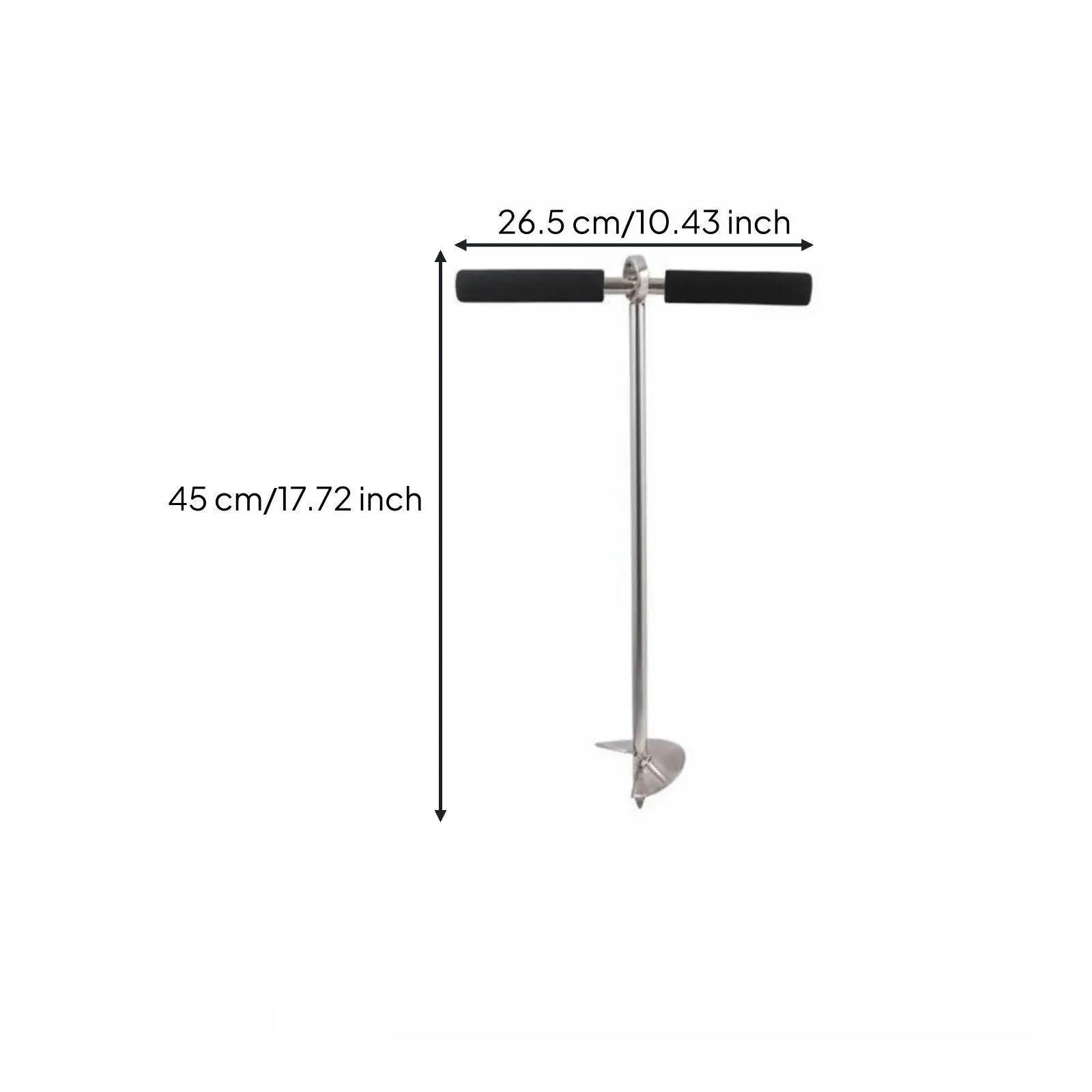 Secure Hold Boat Anchor 316 Stainless Steel Spiral Sand Anchor Rope Marine Accessory for Kayak Pontoon