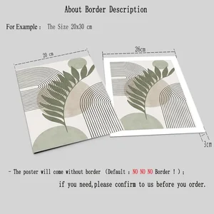 Sage Nordic Botanical Green Poster, Wandkunst, abstrakte Fotos, Boho, Geometrische, einzige einzige Malerei, Heimdekoration 8 Hauptverkäufe abstrakte Gemälde auf Bildschirmen - №5