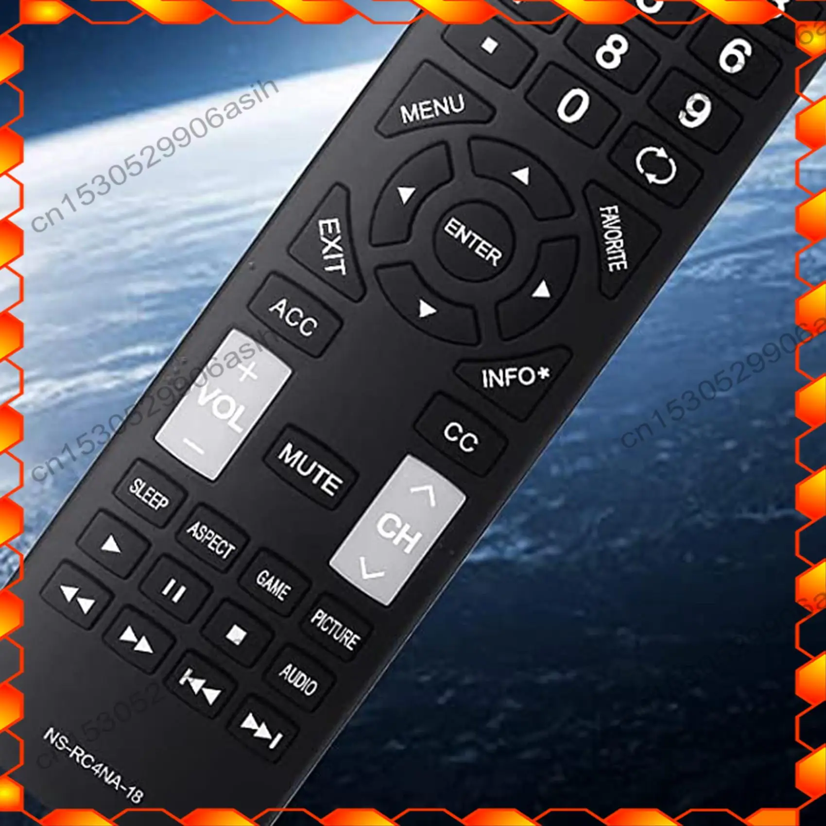 -AT52 بديل جهاز التحكم عن بعد العالمي مناسب لجميع الشارات LED-LCD HDTV TVS NS-RC4NA-18 NS-32D311NA17