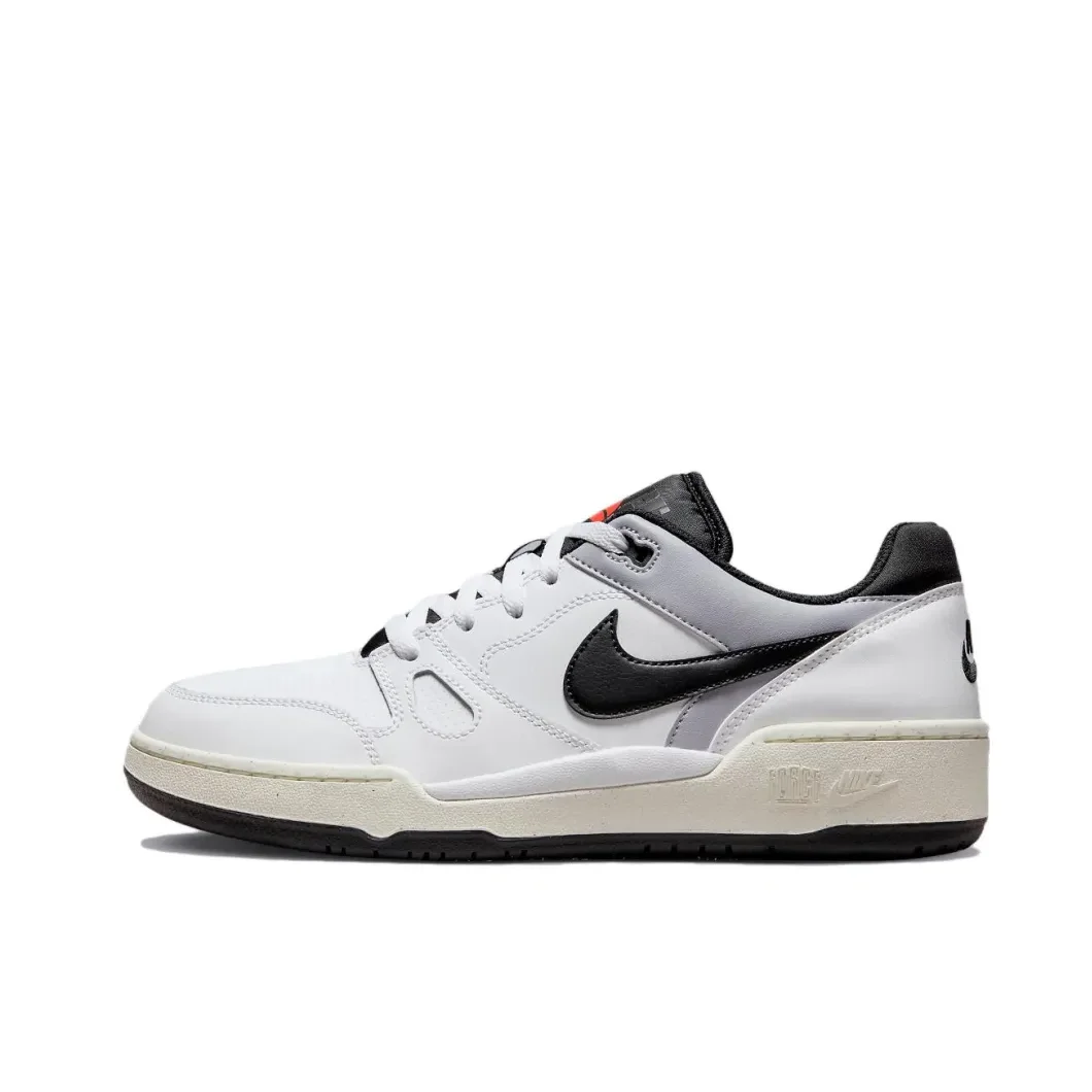 Nike Full Force Low Men and women sneakers Comfortable and wearable board Shoes Breathable and light Casual Shoes trendy white