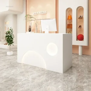 مكتب استقبال الشمال مكتب الاستقبال أثاث المكاتب الحد الأدنى الإبداعي الصغير التجاري معهد التجميل العداد أفضل 8 متاجر مبيعات - رقم 6