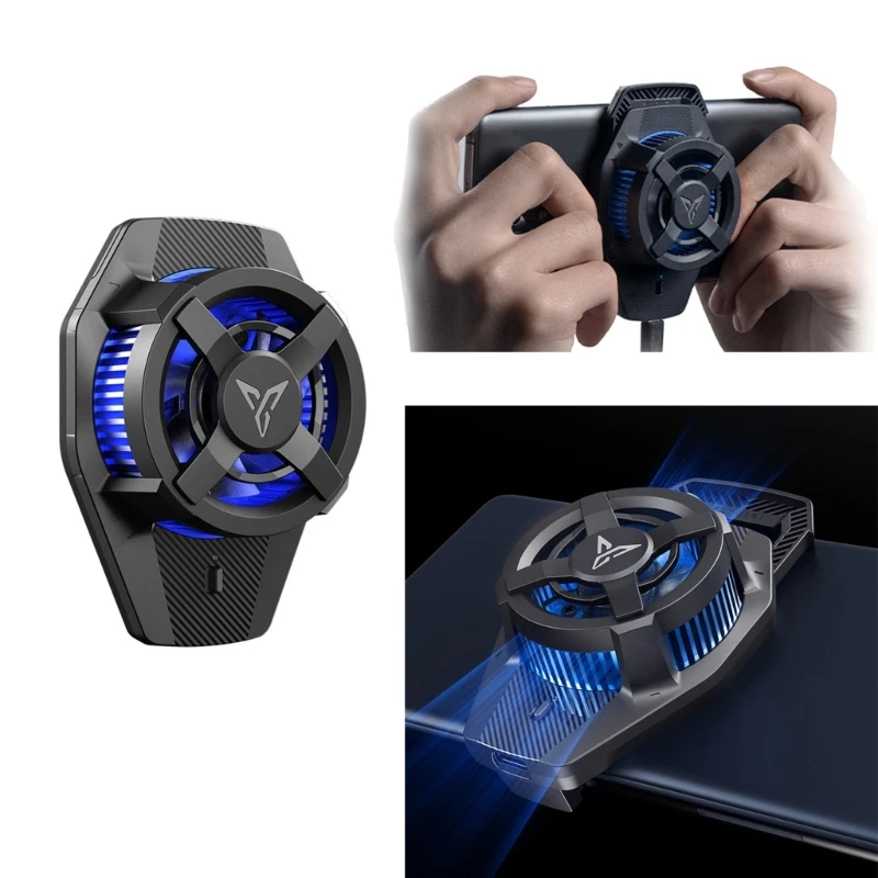 Быстро Охлаждающий радиатор B6 Lite, универсальный силиконовый вентилятор для сотового телефона, полупроводниковый портативный теплоотвод с зажимом для задней панели