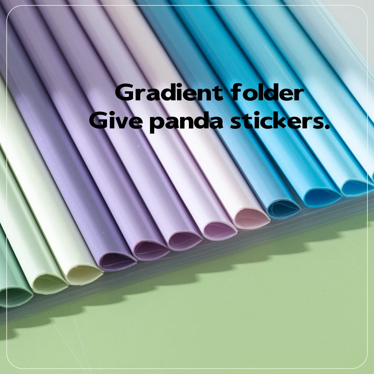 Gradient Transparent Pull Rod A4 File Folder Water Drop Folder Test Paper Storage Pull Rod Folder