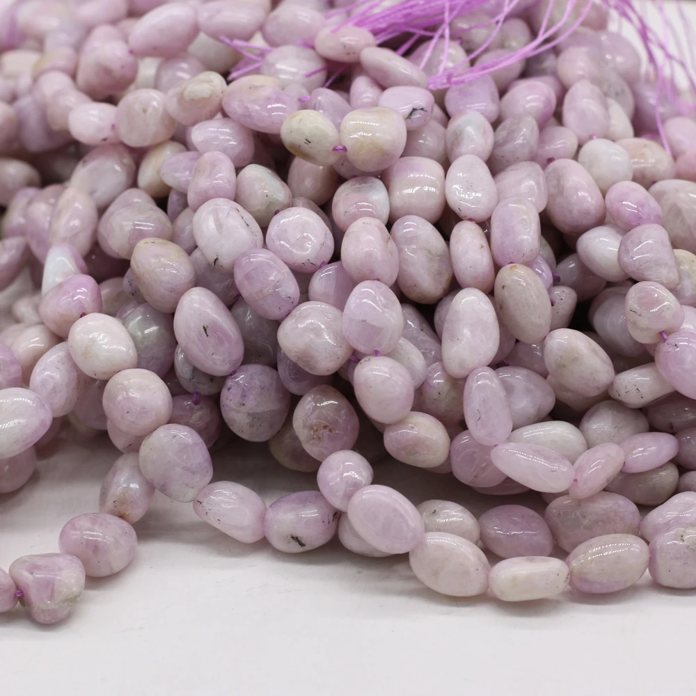 Natural Semi-precious Stone Loose Beads Grace Purple Spodum for Jewelry Making Necklace DIY Bracelet Accessories 36cm Wholesale