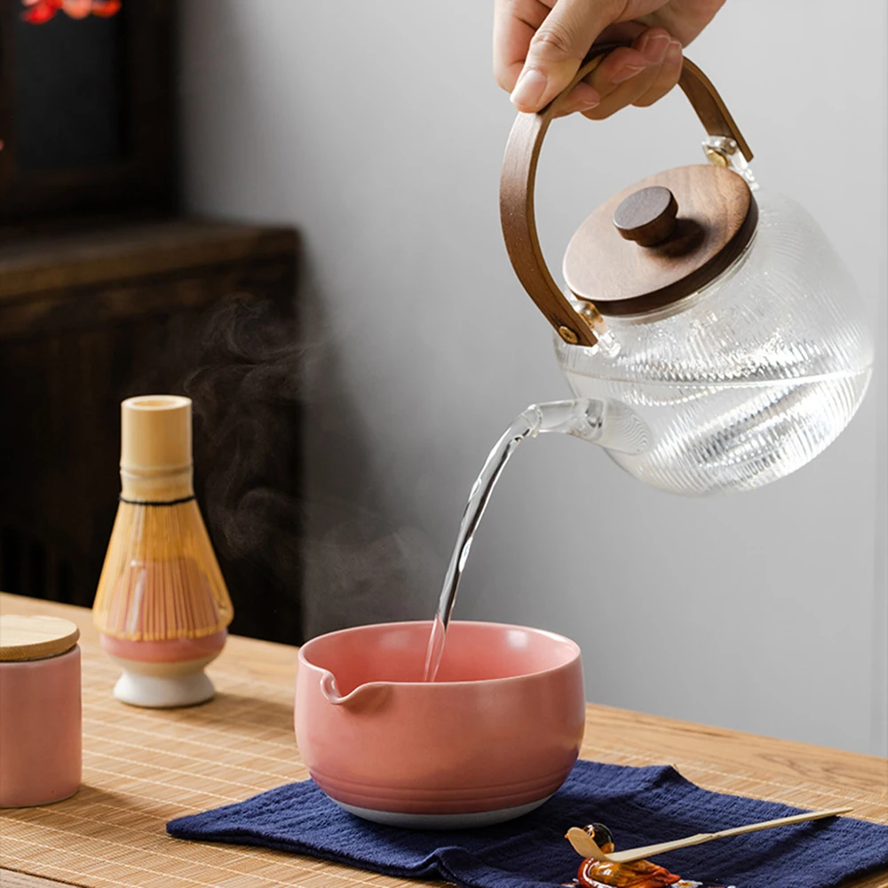 

Японский набор матча из 9 предметов с керамической чашей, бамбуковым венчиком для матча и чайной ложкой, инструменты для приготовления чая, подарки