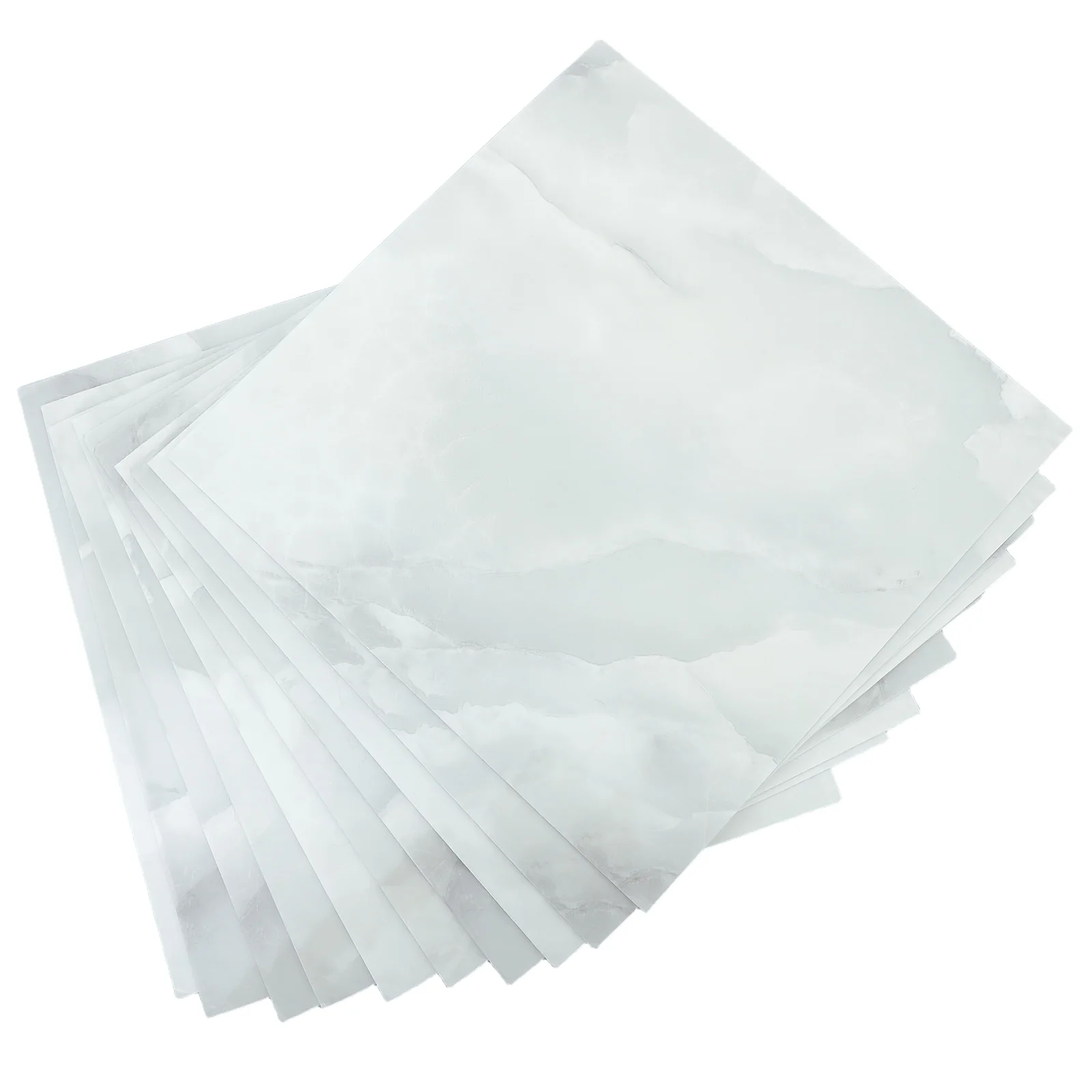 10 pezzi adesivi murali in marmo imitazione bagno porcellanato piastrelle da cucina vinile autoadesivo in PVC