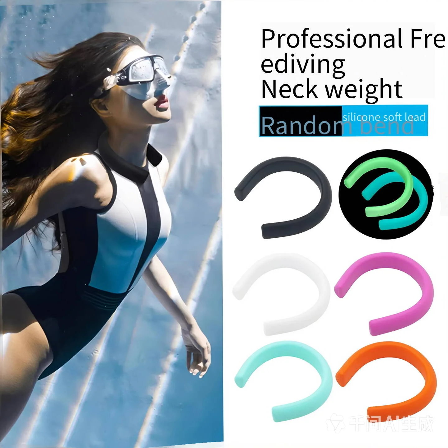 FreeDiving Neck Weight Wearable Bendable Soft Lead Dive Weights Precise Buoyancy Control Effective Freediving Equipment