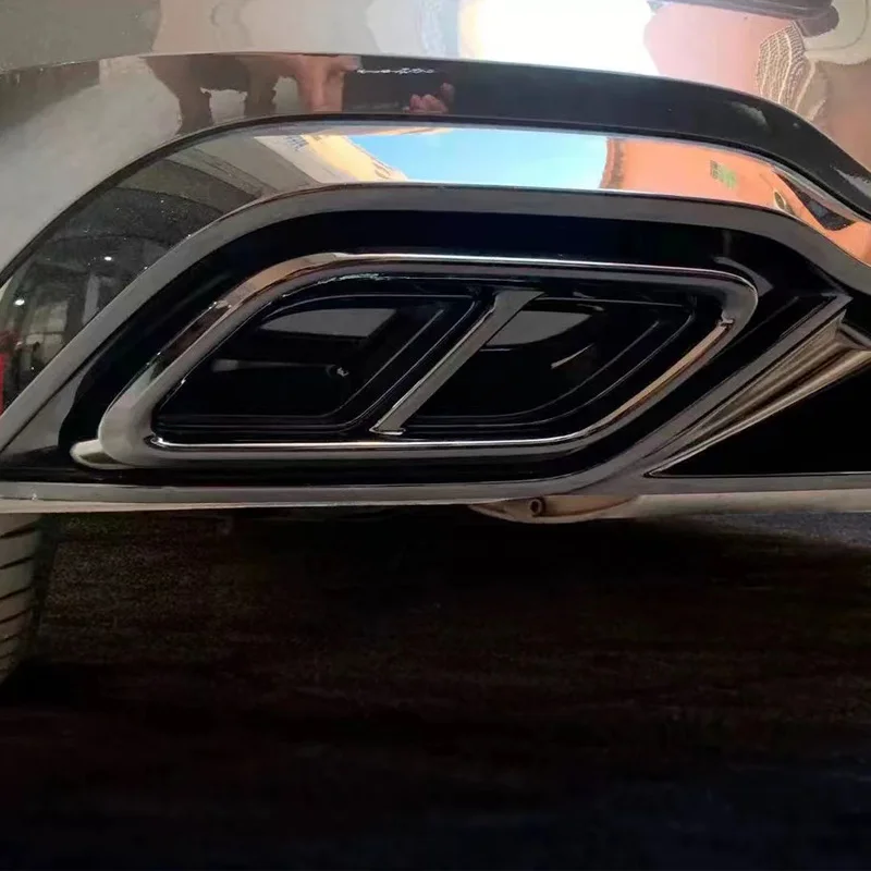 car accessories for Volvo xc60 xc90 s90 v90 xc40 s60 exhaust pipe tail stainless steel tail throat decorative cover car stickers - Image 2