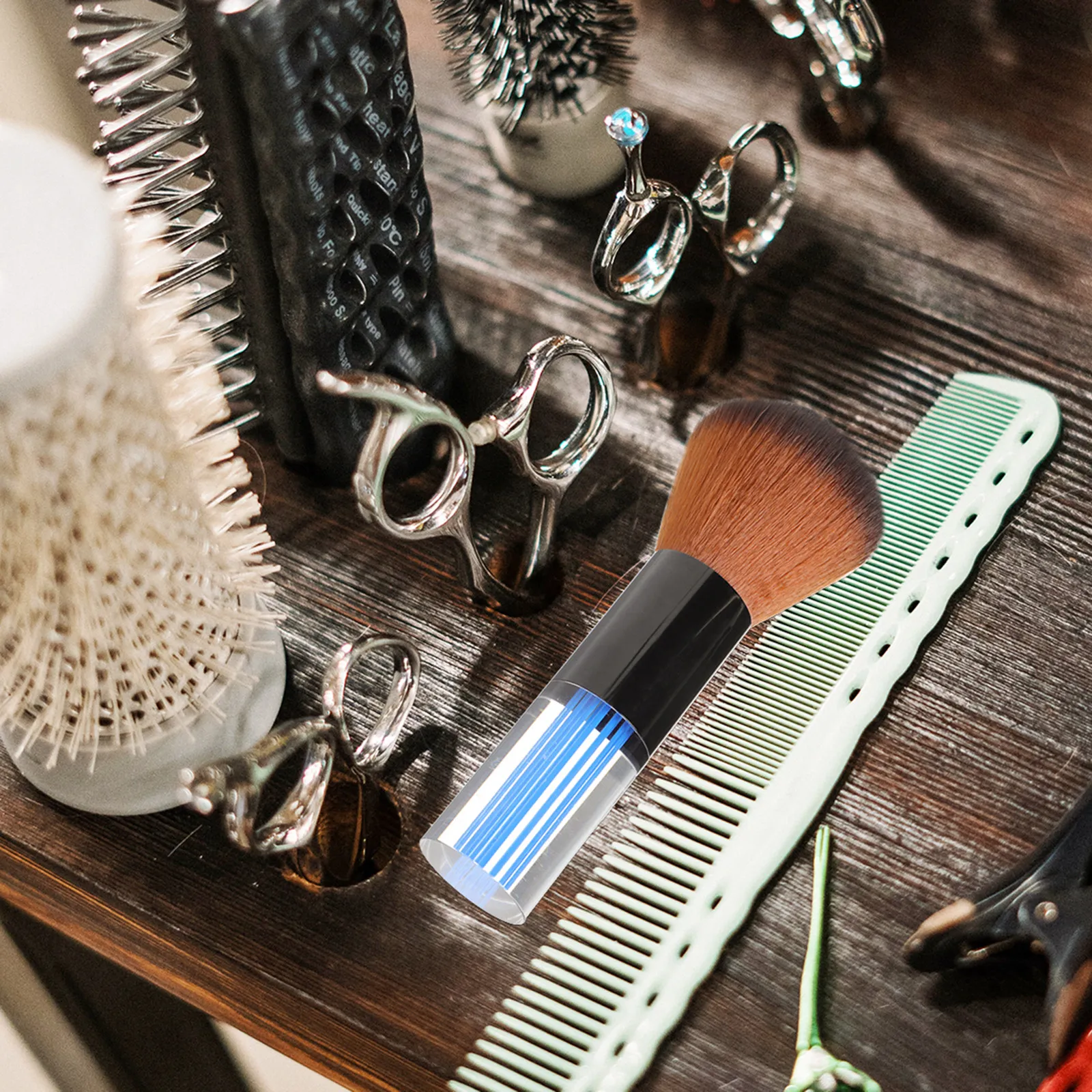 

1Pcs Soft Bristle Neck Duster Hair Removal Brush for Barbershop Salon Home Use Gentle Face Ear Shoulder Cleaning Tool