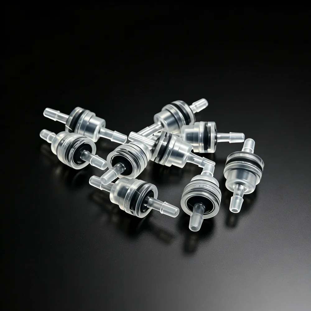 

10PCS Mini Duckbill Inline Plastic Check Valve 1/16'' Each High-Quality Miniature Check Valve for Plumbing And Piping Systems