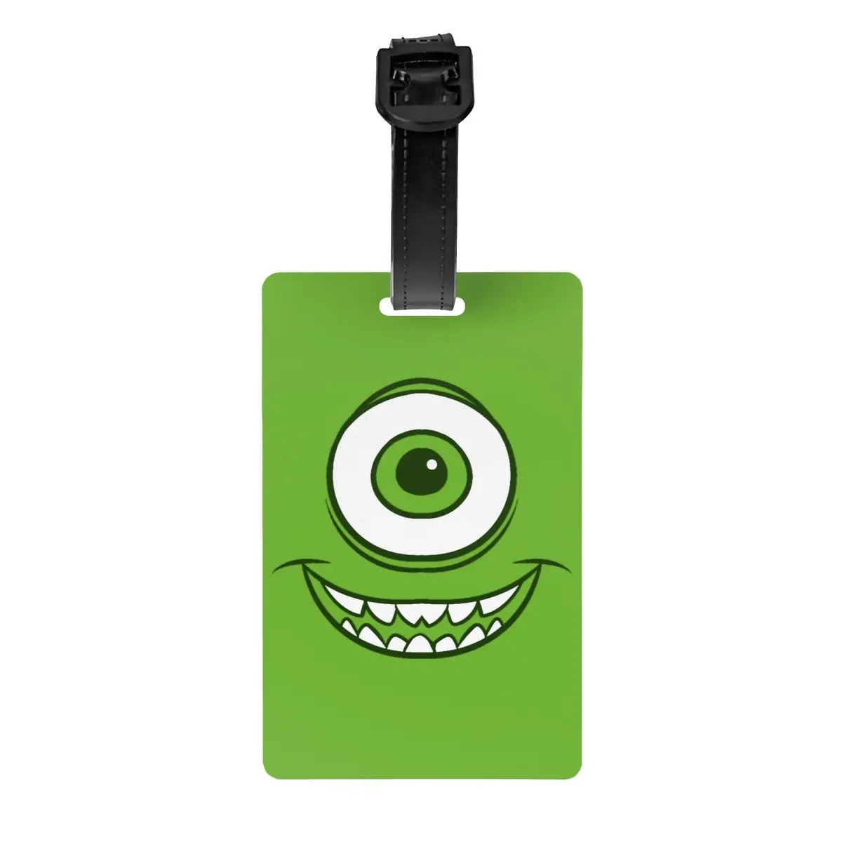 Monsters Inc Sulley Doesn't Work Out Luggage Tag With Name Card Privacy Cover ID Label for Travel Suitcase