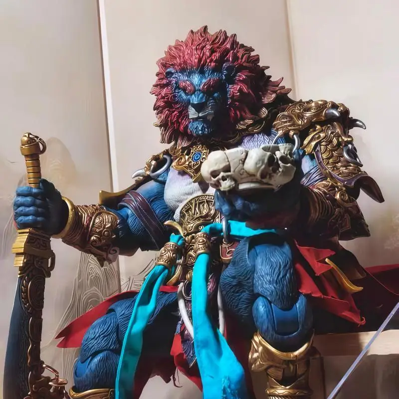 Fury Studio 1/12 مقياس اليدوية نموذج الأسد الجمل ريدج الأخضر الأسد الروح عمل الشكل تحصيل لعبة الجبل والبحر شيطان