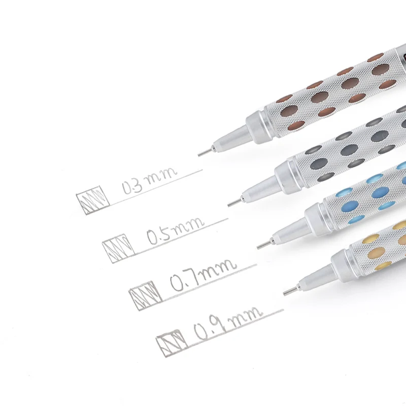1 buah Pentel 1000 grafik menggambar pensil mekanik penggunaan siswa tidak mudah untuk memecahkan Pensil mekanis 0.3 0.5 0.7 0.9mm