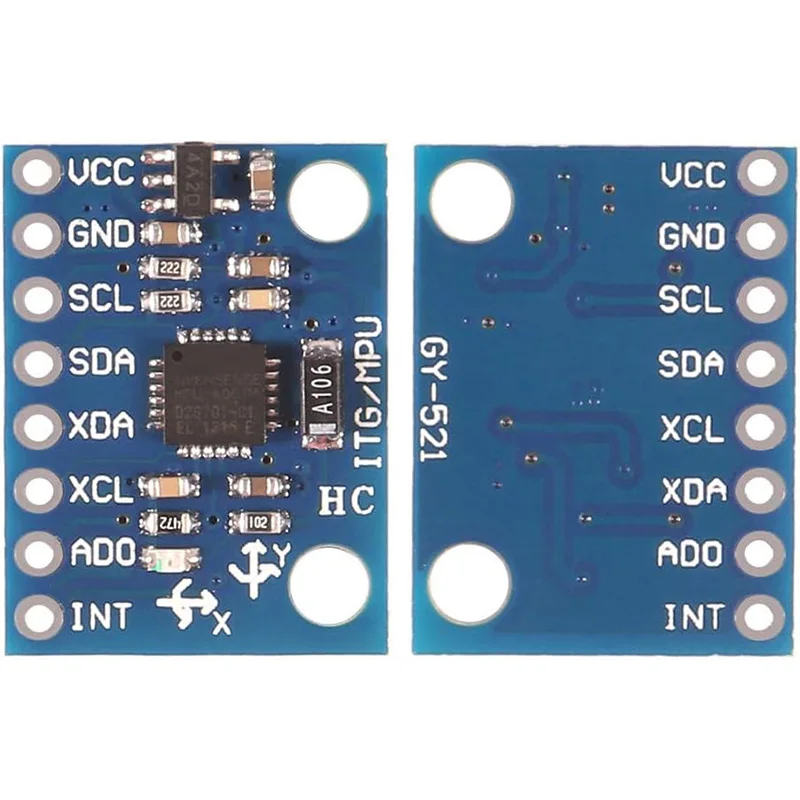 GY-521 GY521 MPU 6050 MPU6050 MPU 6050 Module 3 Axis Analog Gyro Sensor + Accelerometer for arduino DIY KIT