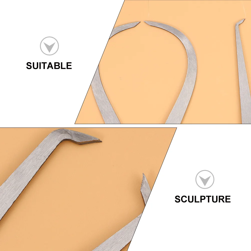 

4Pcs Steel Caliper Set Durable Firm Joint Measuring Tool Portable Lightweight for Carving Shaping Ceramic Sculpture Inside