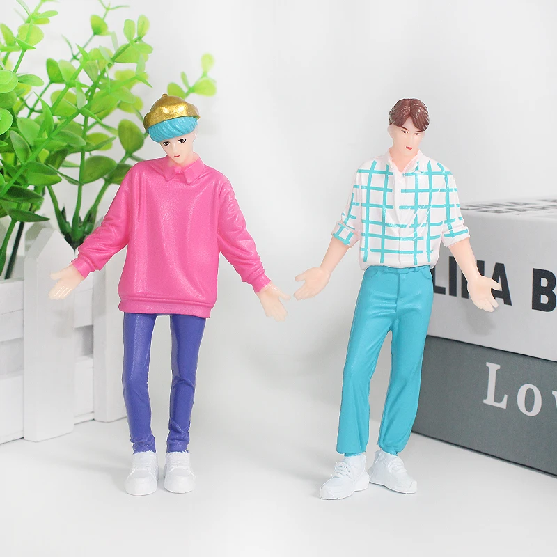 2025 Kpop شيطان الصيادين أنيمي الشكل اللعب لطيف بولي كلوريد الفينيل المنقولة المفاصل عمل نموذج لجسم دمى الاطفال عيد ميلاد الديكور لعبة الهدايا