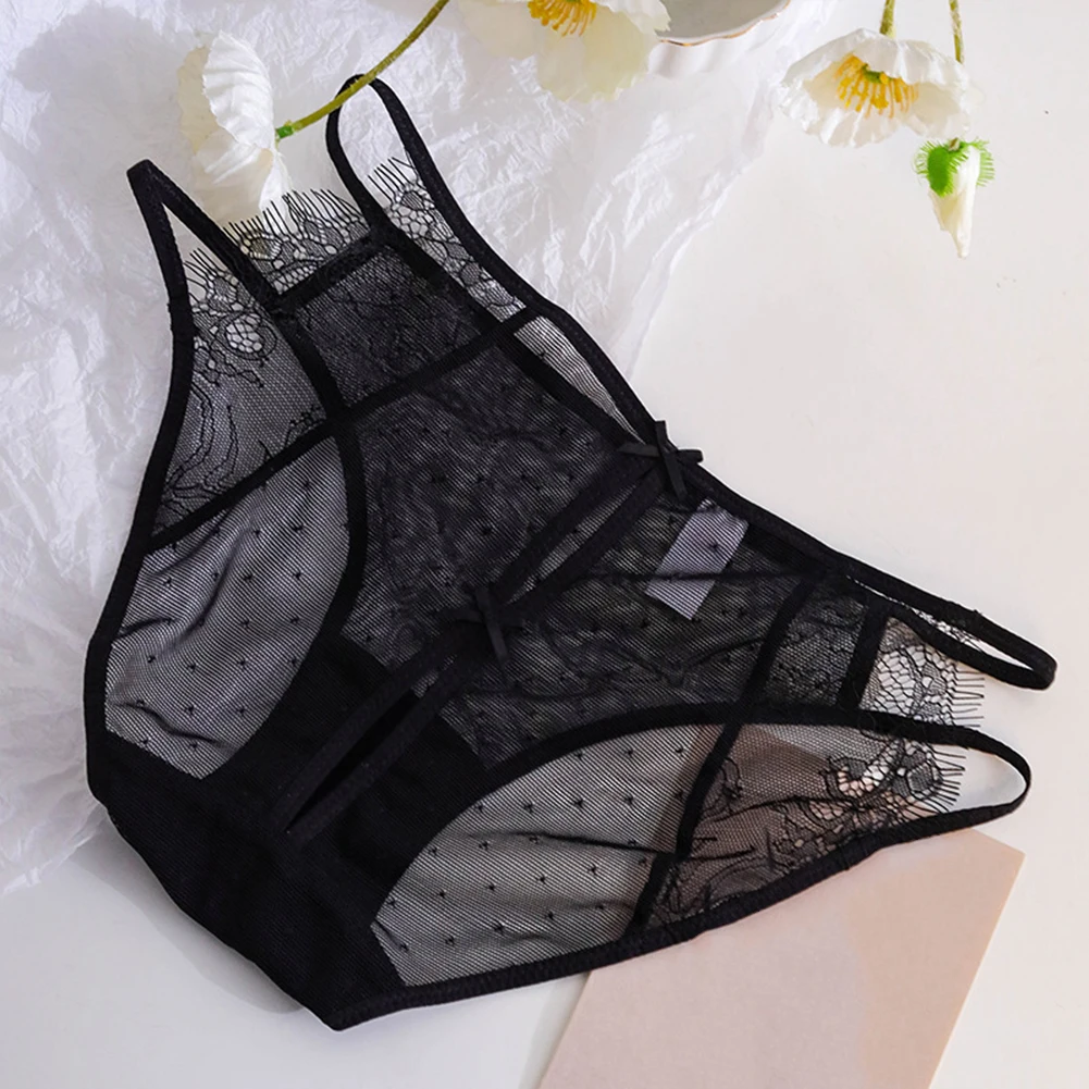 

Briefs Lightweight Hollow Lace Ladies Panties See Though Knicker Suitable Season Elasticity Hollow Lace Ladies