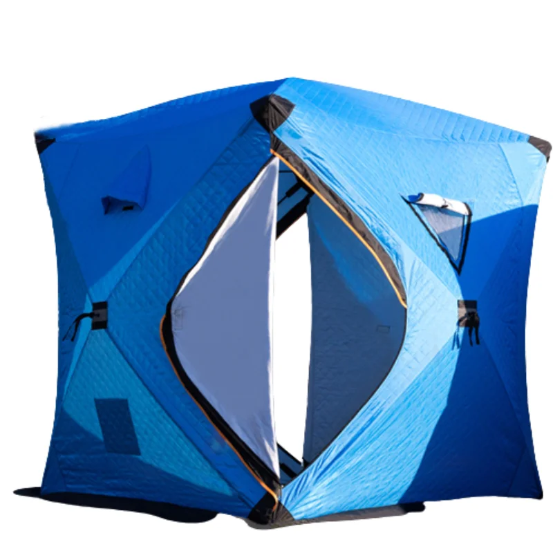 

Outdoor Fishing Tent with Insulation, Cotton Fabric, Thickening, Prevent Coldness, Multiple People, Snow House