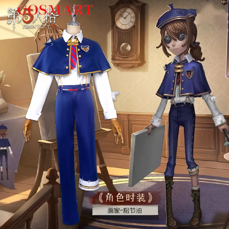 

COSMART Identity V Эдгар Вальден Художник Косплей Костюм Cos Game Аниме Вечеринка Униформа Хэллоуин Играть Ролевая Одежда Одежда