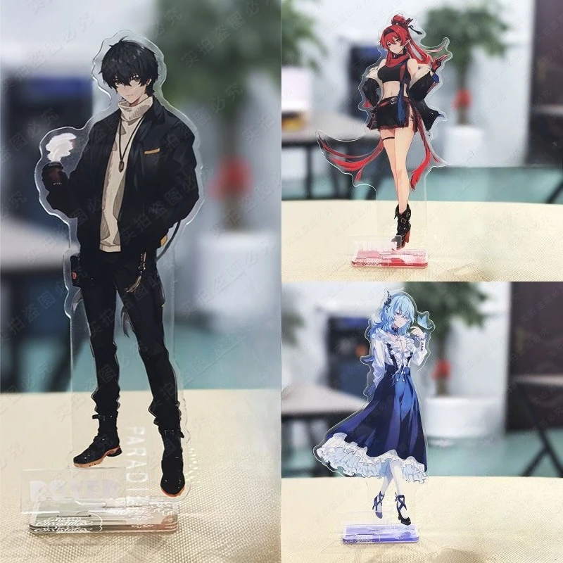 Wuthering Waves Winter Theme Acrylic Standee Rover Shorekeeper Camellya Yinlin Xiangliyao Anime Figure Desk Ornament Keychain