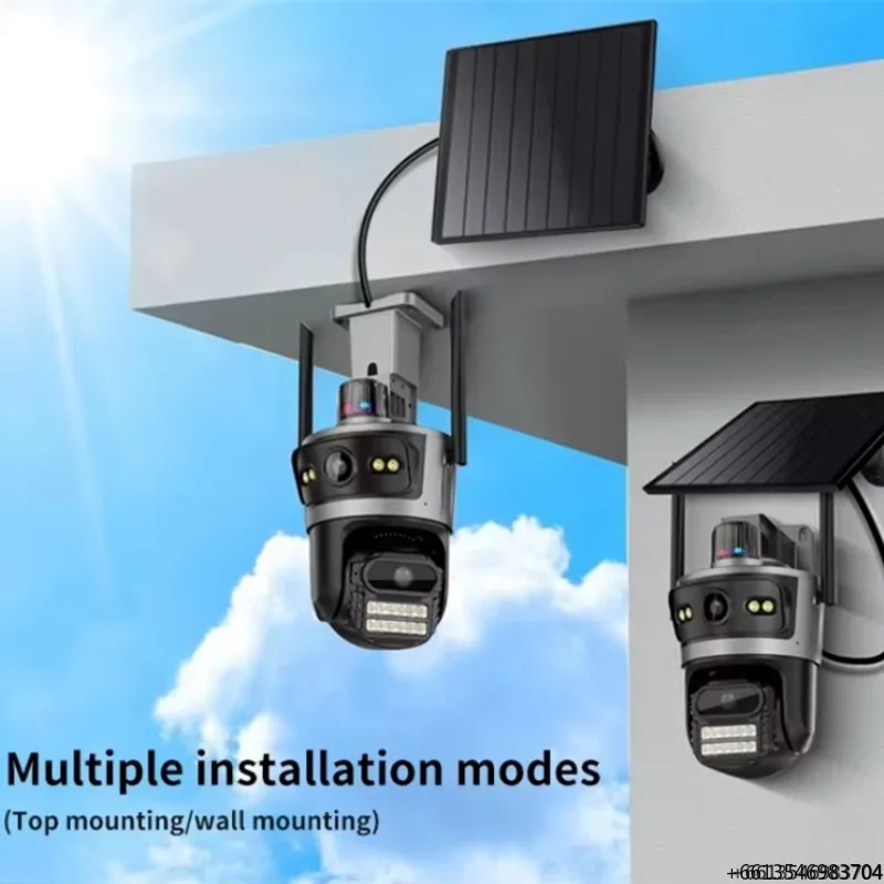 ENSTER 2K AOV 24h Recording Outdoor Smart Home WIFI PTZ Surveillance  Wireless CCTV IP  Security Solar  Camera view 2