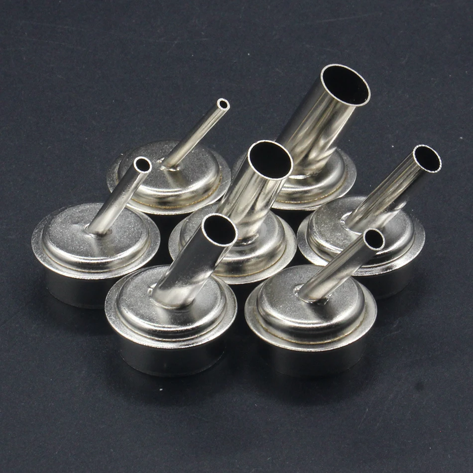 45/90 Degree Bent Curved Heat Nozzle 3/5/7/8/10mm Hot air Gun Nozzles for QUICK 861DW  Soldering Station