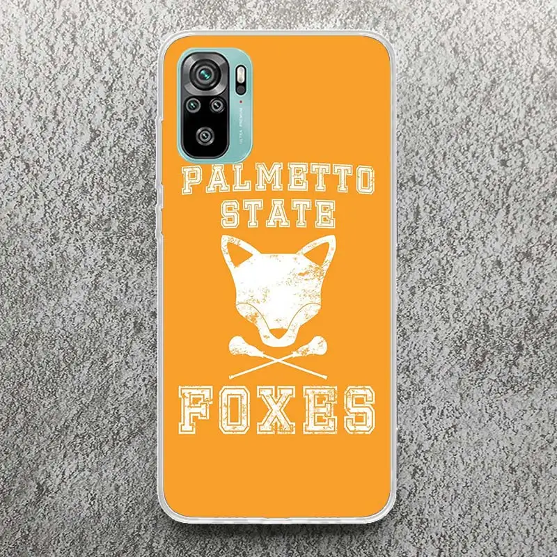 Andreil All For The Game Palmetto State Foxes Phone Case For Xiaomi Redmi Note 13 12S 12 10 10S 11 11S 11E Pro Plus 11T 9 9S 9T 