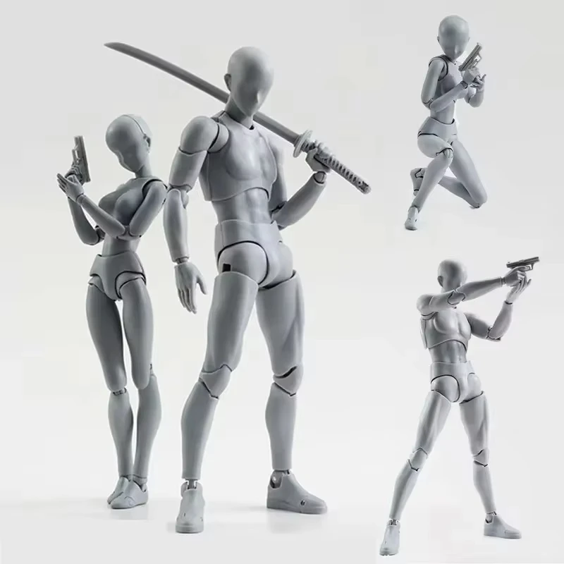 Artist Figure Art Painting Anime Sketch Draw Male Female Body Movable Action Figure Model Draw Mannequin Toy