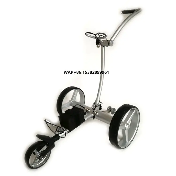 Remote Control Electric Golf Cart 3-Wheel Aluminum Foldable Golf Trolley for Golfers
