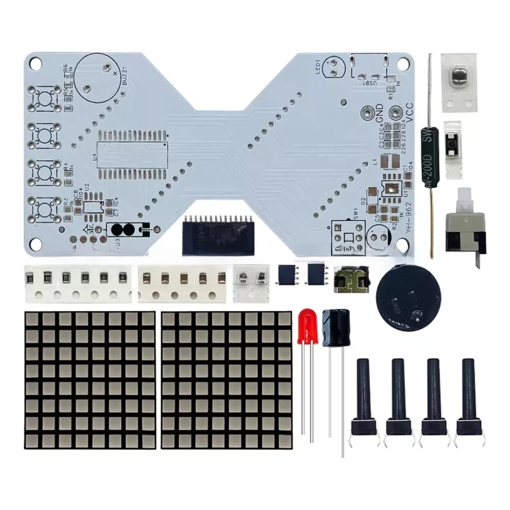 LED For Matrix Hourglass DIY Kit Gravity Sensor Timer Clock Adjustable 1-99 Min USB Power Electronic Sand Glass For Home Desk De