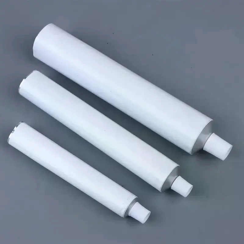 หลอดอะลูมิเนียมเปล่าสำหรับใส่สี 10 ชิ้น ขนาด 30/60/100 มล. สำหรับเก็บสีอะคริลิก สีน้ำ สีกัวช สีน้ำมัน และทำสี