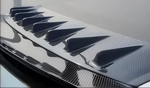 

Rear Roof Spoiler Fairlady Vortex Air Generator CF For 350Z Z33 Carbon Fiber