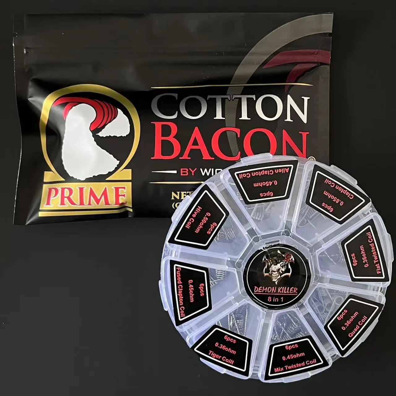 

48 шт./компл. готовые катушки MTL RTA RDA плоские скрученные сплавленные Clapton Quad Hive Alien готовые нагревательные проволоки хлопок бекон