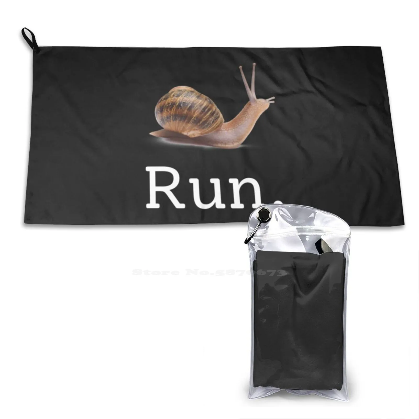 The Snail Soft Towel Quick Dry Sport Beach Towel The Snail Meme Memes Immortal Scary Halloween Horror Fear Funny Gen Z