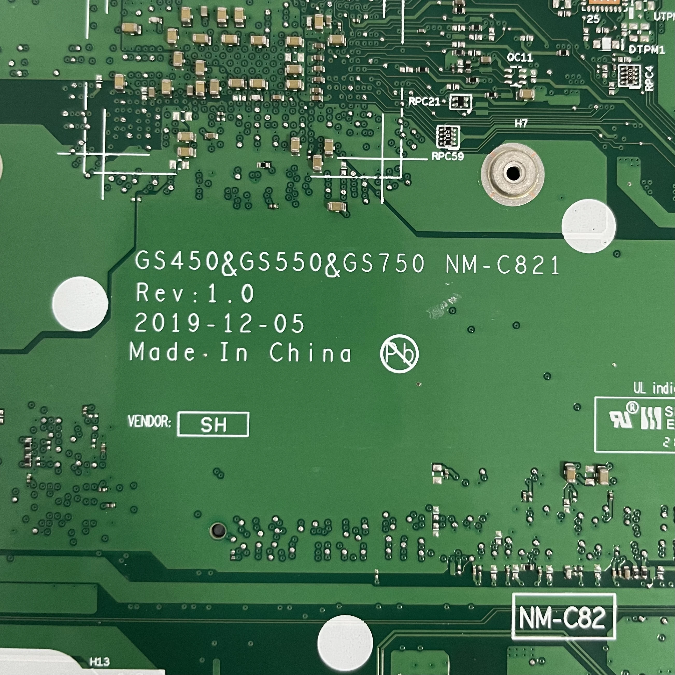 NM-C821 Mainboard For Lenovo IdeaPad 3 17ADA05 Laptop Motherboard With AMD 3050U R3 R5 R7 CPU,RAM 4GB 100% Test Ok