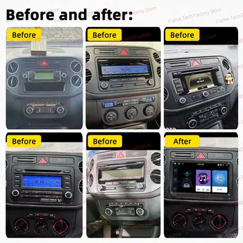 適用於大眾高爾夫Plus 2004-2013款的車載多媒體主機,支援GPS導航、Carplay、安卓系統,2+64G,2DIN尺寸,9吋螢幕,立體聲系統 8 最佳銷售 福斯高爾夫Plus配件 - №3