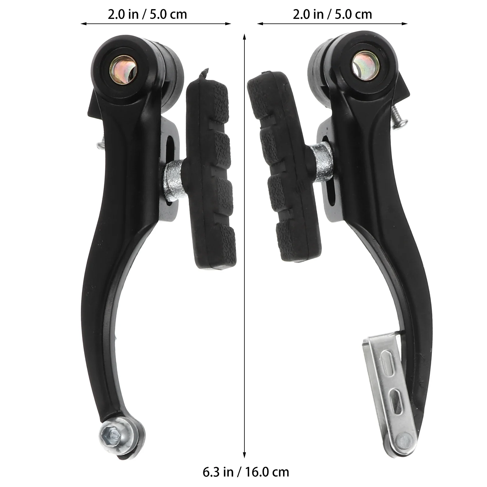 1 Set Kit For Mountain Bike Alloy Brake Replacement Parts Bike Disc Brake Set V Shape Brakes For Cycling Installation