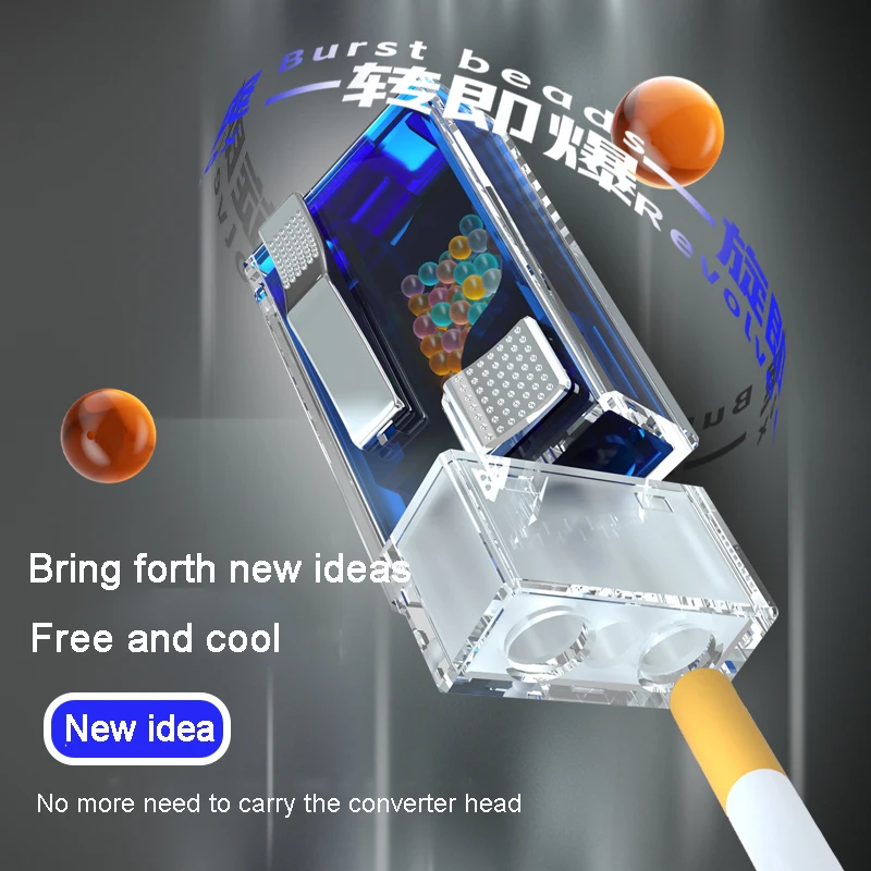 New style! Cigarette Burst bead rotary box mixed tropical fruit flavor, can be freely combined, easy to install burst bead box 1