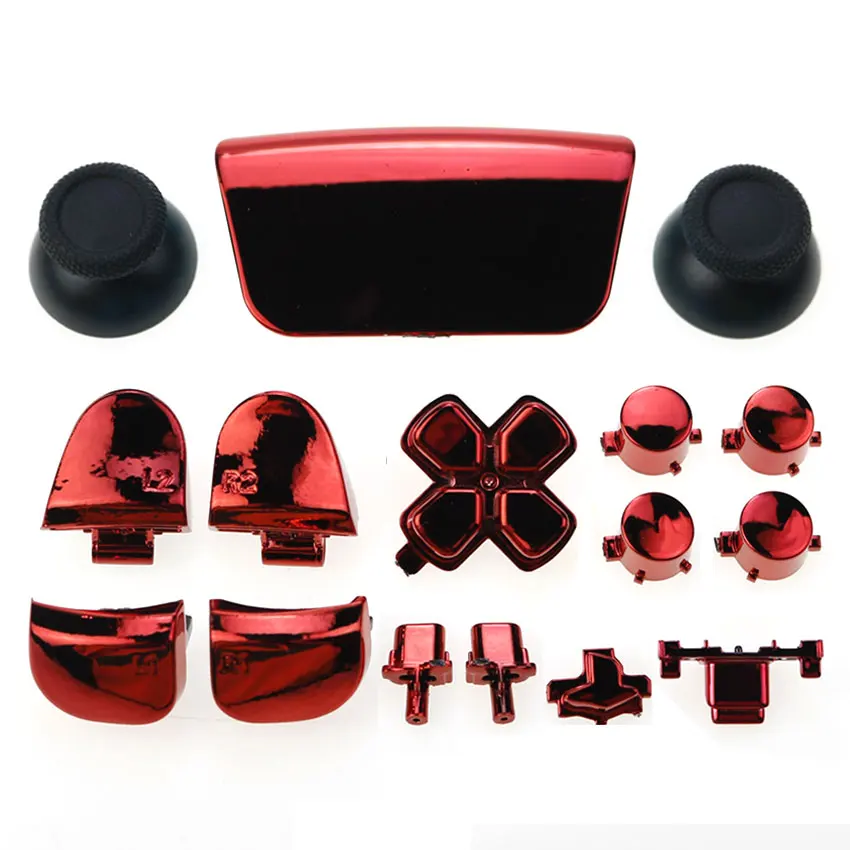 JCD L1 R1 L2 R2 Button D-pad Share Buttons Kit Joystick Caps Replacement For PS5 V2 2.0 020 Controller Gamepad