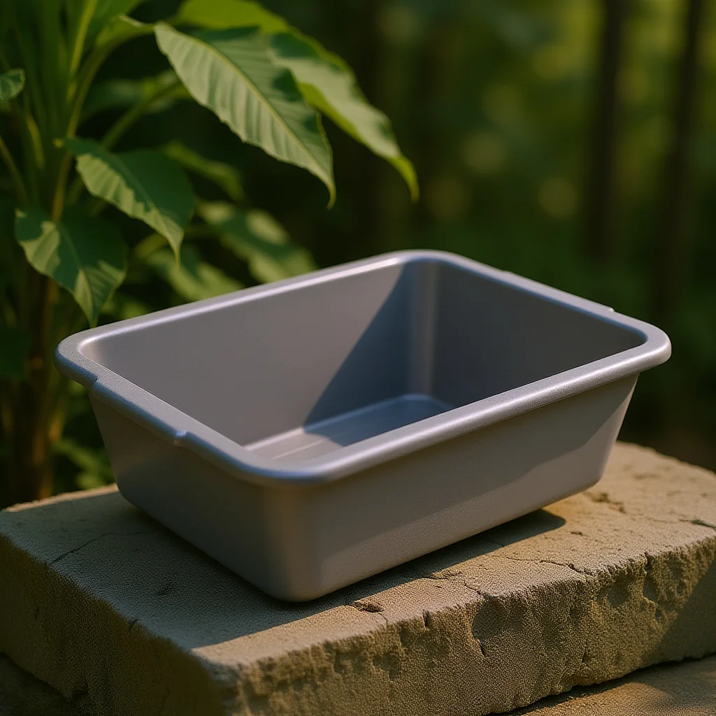 ถังเก็บของพลาสติกทรงสี่เหลี่ยมขนาดใหญ่สำหรับรถบัสเชิงพาณิชย์ ใช้ในบ้าน ร้านอาหาร อ่างล้างอเนกประสงค์ กล่องเก็บของ