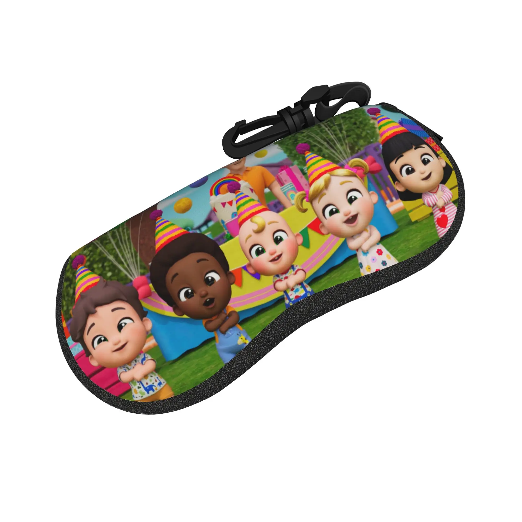 Little World cartoon anime Glasses Case Gifts For Women  Zipper  Reading Protector Ins Glasses Box