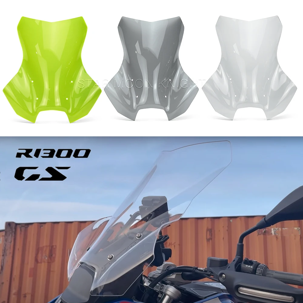 Motorcycle Windshield For BMW R 1300 GS R1300 R1300GS 2023 2024 Adventure Large Windscreen Fairing Deflector Front Wind Shield