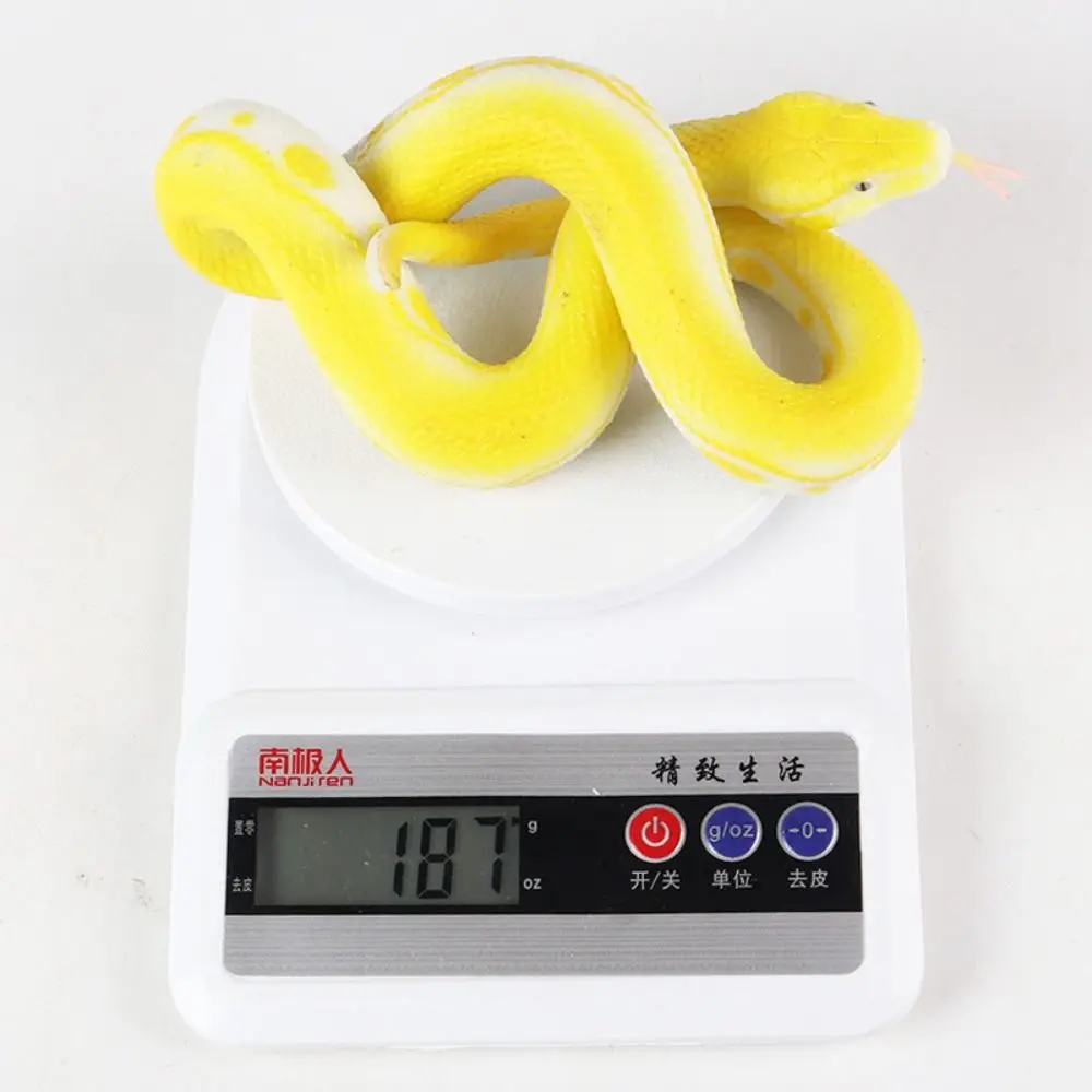 Reptile Animal Snake Action Figures Python Cobra Educational Rattlesnake Model Soft TPR Lifelike Simulation Snake
