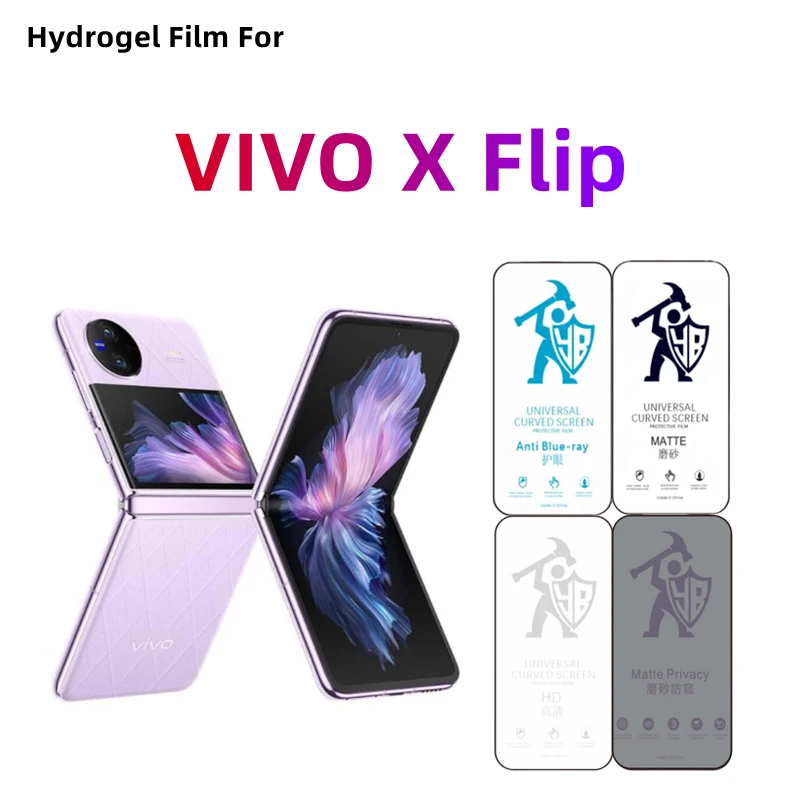

2 шт. матовая гидрогелевая пленка для VIVO X Flip HD Защитная пленка для экрана VIVO X Flip Eye Care Антишпионская матовая защитная пленка