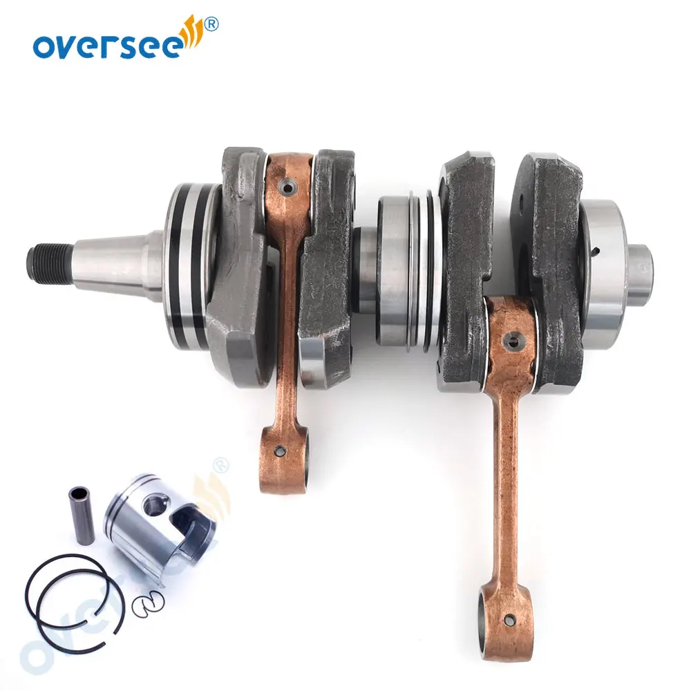 

6F6-11400 Crankshaft Assy with Piston Kit For Yamaha 40HP Outboard Motor 2 Stroke 6F5-11400-00 6F6-11400-00