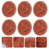 6pcs Soldering Tip Cleaner Copper Ball Wire High Temp Resistant Efficient Tool For Iron Tips Prevents Oxidation Practical