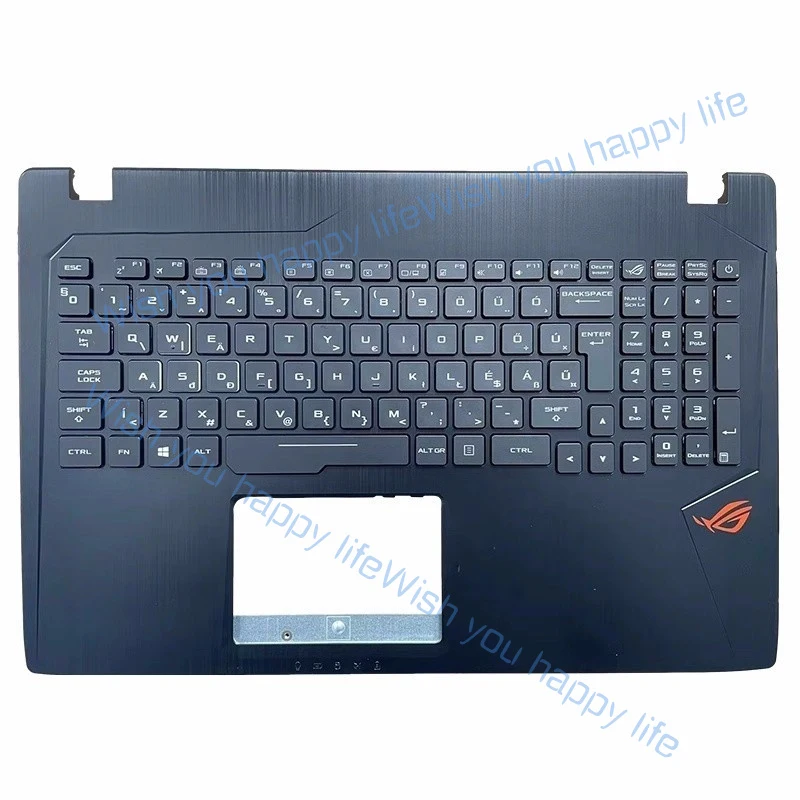 L... New For Asus GL553VW ZX53V FX53 FX53VD ZX53VM FX553V Palmrest Backlit Keyboard