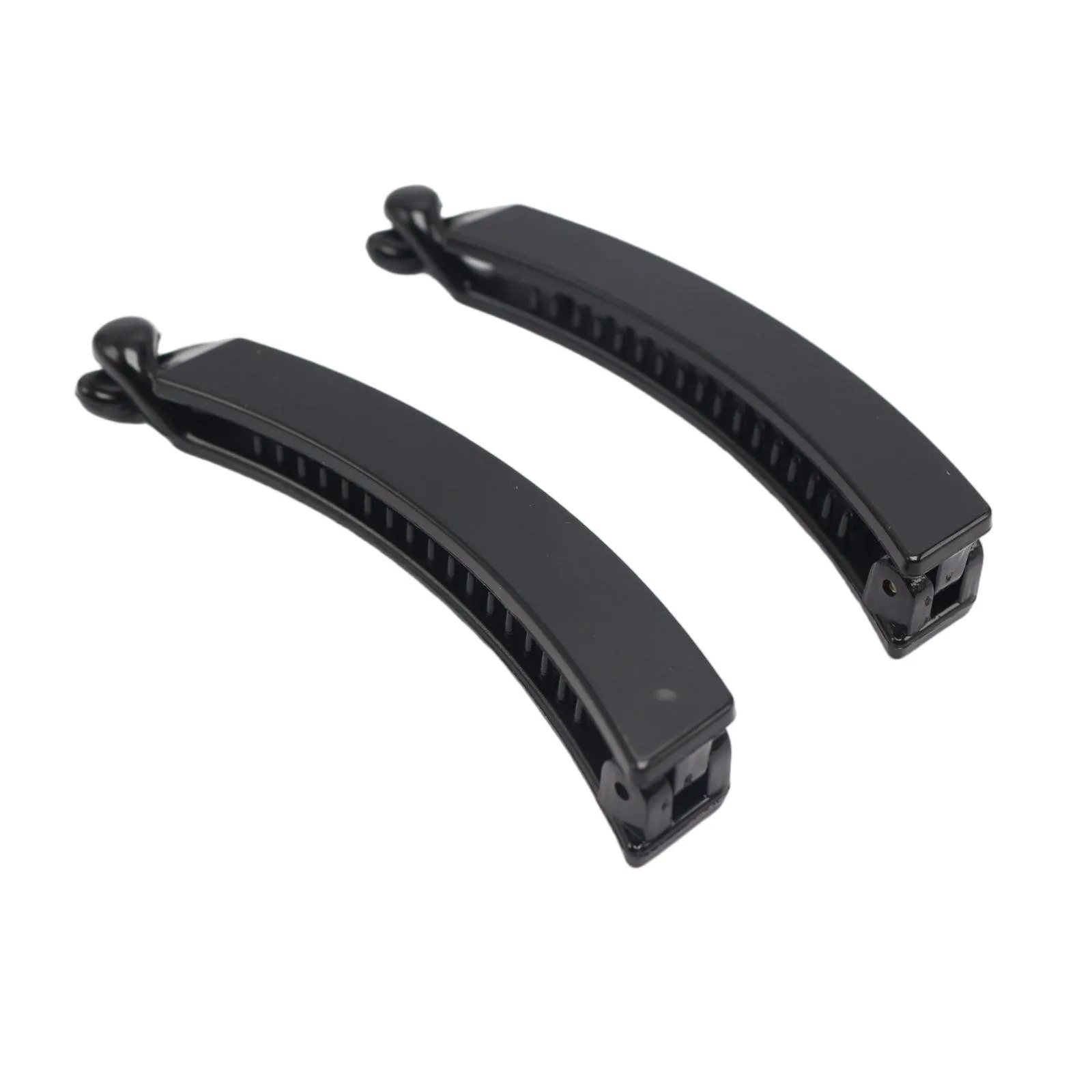 10 Black Plastic Banana Clips Hair Claw Comb Ponytail Holder 80-120mm for DIY Craft