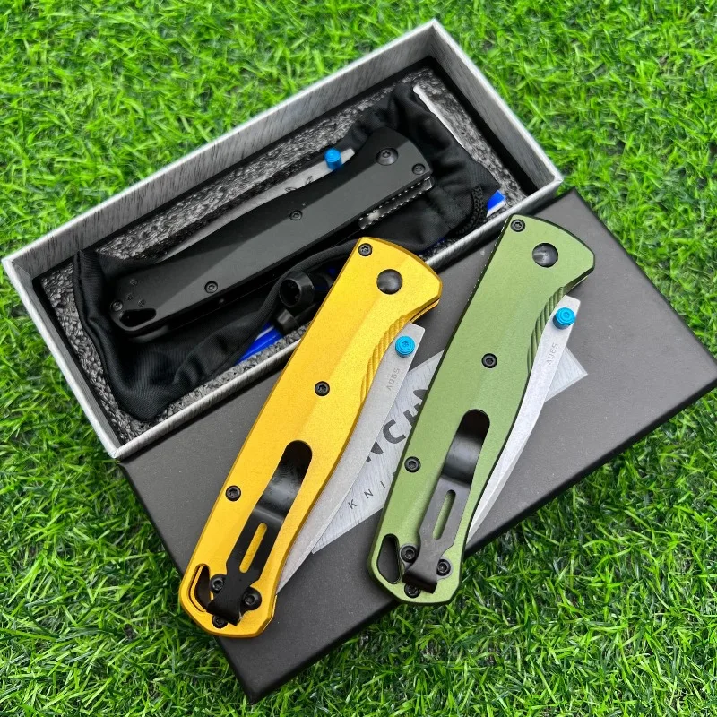 Behch 535BK-07 볼 베어링 알루미늄 합금 접이식 나이프 캠핑 다기능 나이프 아웃도어 나이프